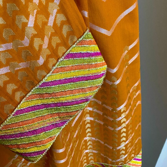 Pakistani Cross Stitch Embroidered Kurta M - Picture 3 of 5